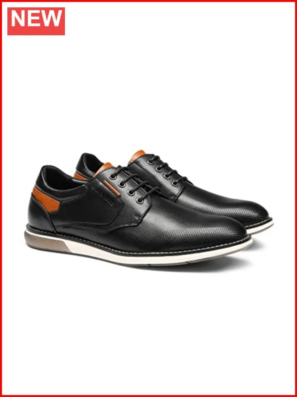 Men's Casual Dress Oxford Shoes Business Formal Derby Sneakers Faux Leather